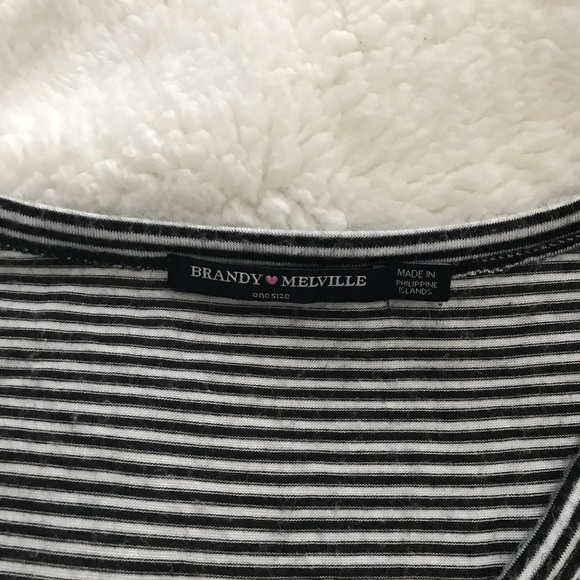 Brandy Melville Pocket Stripped Tee Dress - Picture 4 of 4